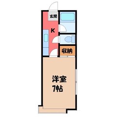 東宿郷駅 徒歩5分 2階の物件間取画像